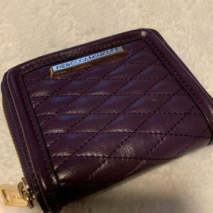 Eggplant Purple Rebecca Minkoff Card Case Wallet